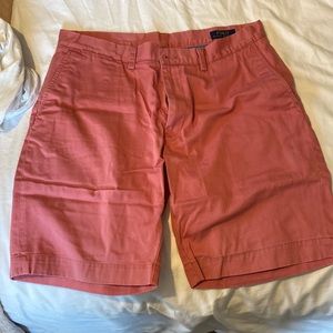 Men’s polo shorts - salmon color
